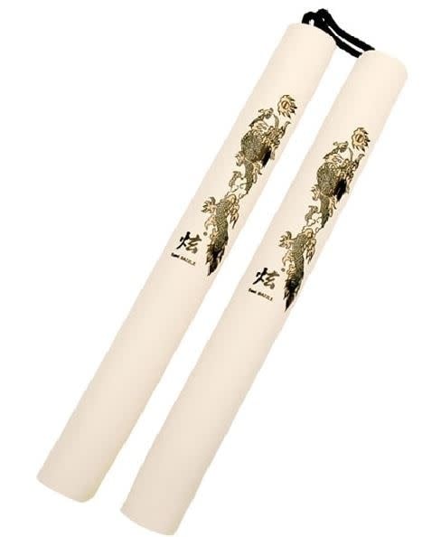 Nunchucks, Foam - White Dragon