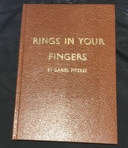 Book - USED Rings In Your Fingers by Dariel Fitzkee 1977 2nd Printing Hardcover E