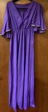 MEDIEVAL PRINCESS DRESS PURPLE ADULT XLG PHL