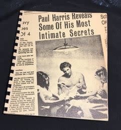 Book USED Paul Harris Reveals Some Of His Most Intimate Secrets by Paul Harris 1976 Spiral VG