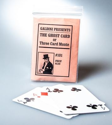 The Ghost Card or Three Card Monte by Galdini