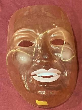 Transparent Young Man Mask