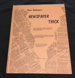 Used Gene Anderson's Newspaper Trick by Gene Anderson NOTES