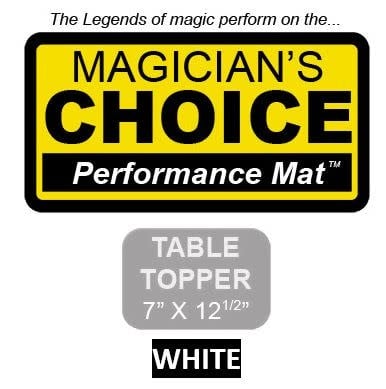 Performance Mat Table Topper, White 7x12.5 inch