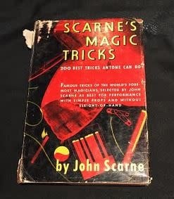 Book USED Scarne's Magic Tricks by John Scarne 8th w/Dust Jacket 1969 G