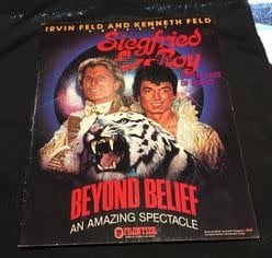 USED Siegfried and Roy Beyond Belief - Show Program