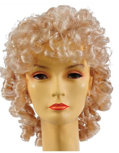 Woman Curly Lt. Blonde Wig