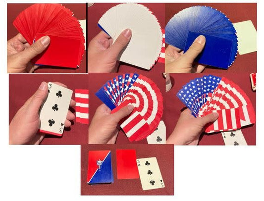 American Flag Tappered Fanning Deck