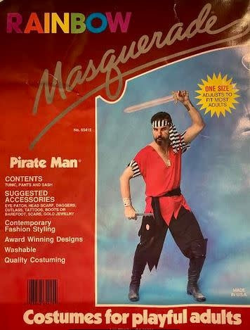 Pirate Man Adult One Size by Rainbow