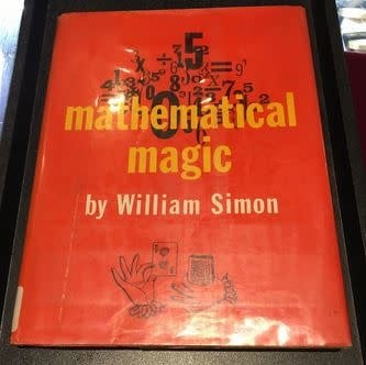 Book - USED Mathematical Magic by William Simon Hard Cover Dust  Jacket, ExLibrary G 1964