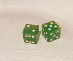 Seven-Eleven Dice Green