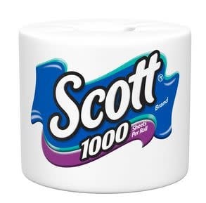 Toilet Paper Roll 1000 Sheets 1 Ply by Scott