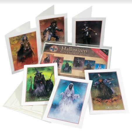 Halloween Greeting Cards, 24 Pc. - Set 2 MonstreGreetings  by Mark Levine