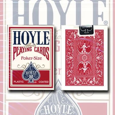 Hoyle Poker Card Deck -  Red by USPCC