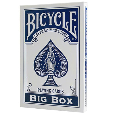 Big Box Bicycle Cards, Blue (Jumbo Cards)