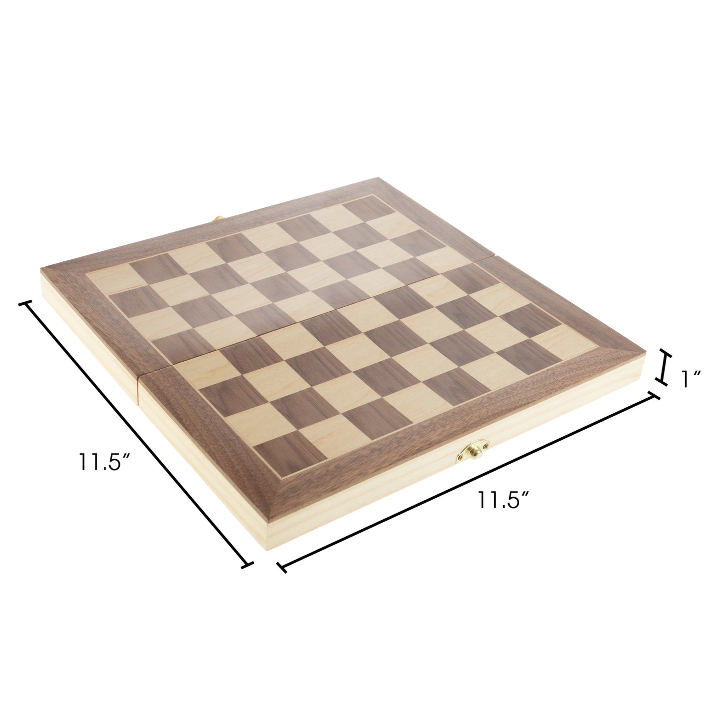 Chess Set with Folding Wooden Game Board