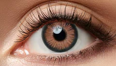 Chic Honey Brown Contact Lenses