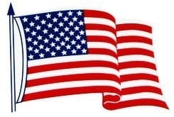 Flag Static Cling 3X5