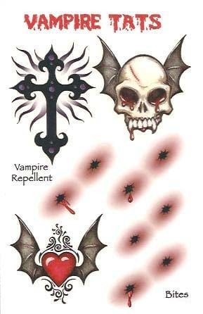 Vampire #2 Temporary Tattoos by Johnson And Mayer