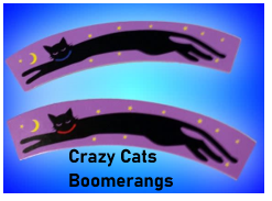 Crazy Cats Boomerangs by Trickmaster Magic