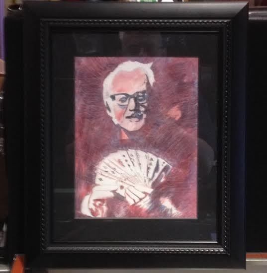 Framed Dai Vernon Portrait - Original Artwork by Alex MccAffrey