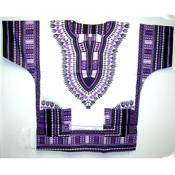 Dashiki Shirt, Assorted Colors - Extra Large