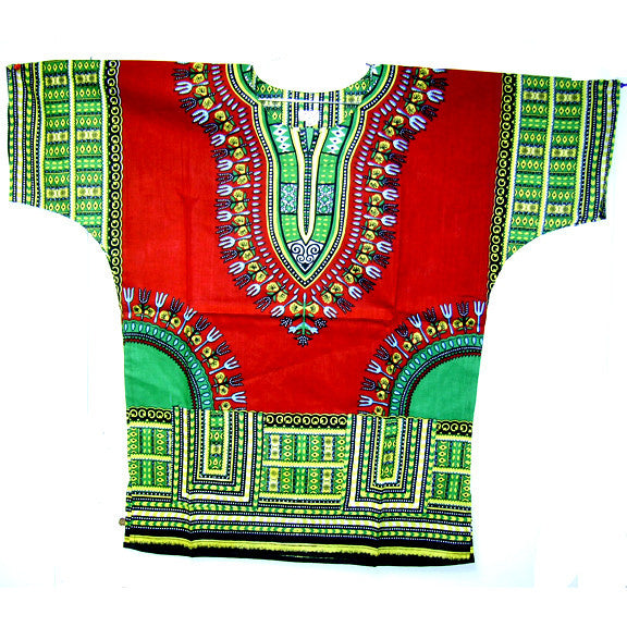 Dashiki Shirt, Assorted Colors - Extra Large