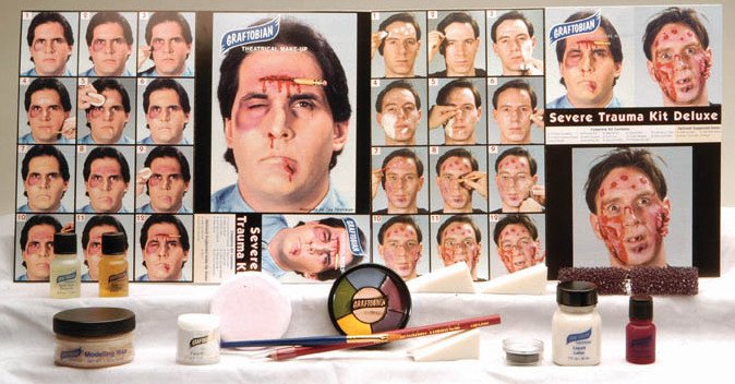 Deluxe Severe Trauma Special Effects Makeup Kit by Graftobian