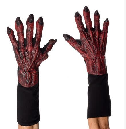 Red Devil Monster Gloves