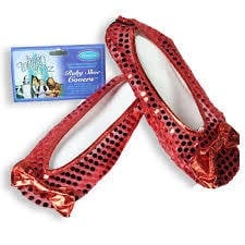 Dorothy Sequin Red Shoe Covers Adult