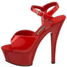 Juliet Shoes-209 red 8 by Funtasma