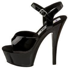 Juliet Shoes-209 black 7 by Funtasma