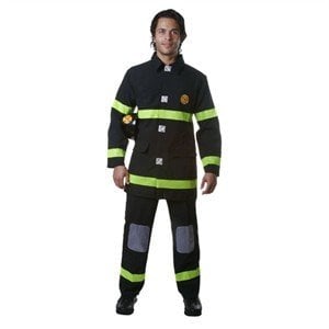 Adult Fire Fighter - Black Large