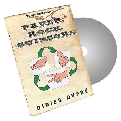 DVD Paper, Rock, Scissors by Didier Dupre and Aldo Colombini by Colombini Magic