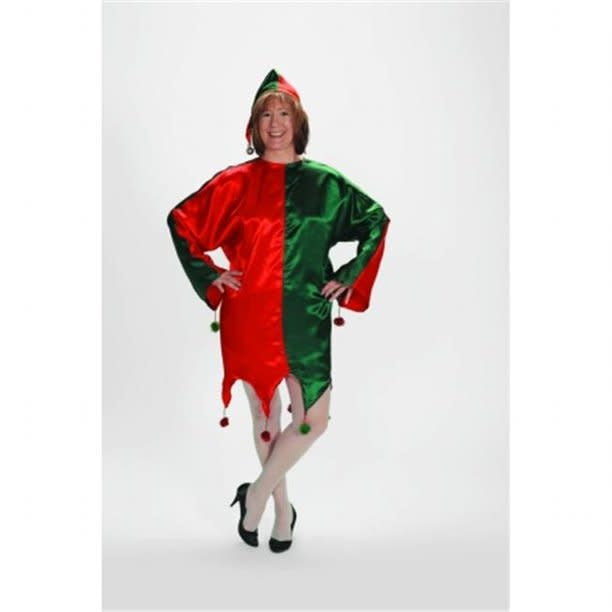 Satin Jingle Elf - Adult One Size