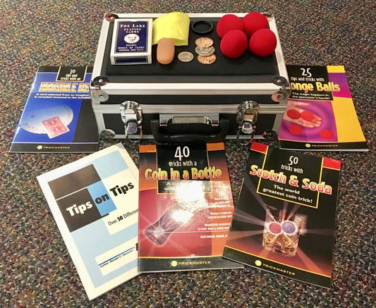 Executive Magic Set - 195 Tricks w/case, mat and books