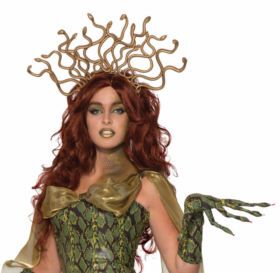 Medusa Snake Headband Gold – Ronjo's Magic and Costumes