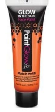 Orange Neon UV Face and Body Paint - 13ml