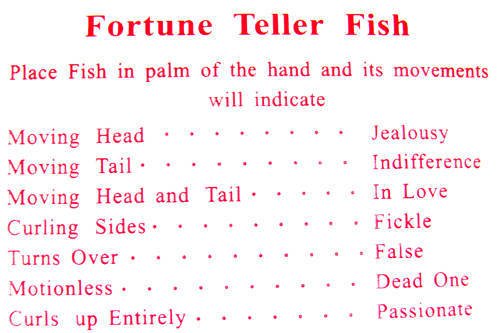 Fortune Teller Fish