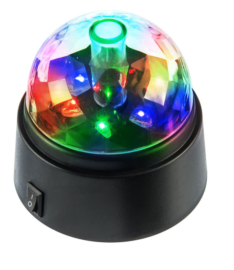 Disco Light Multi Colored/Revolving 4.1/4" Tall