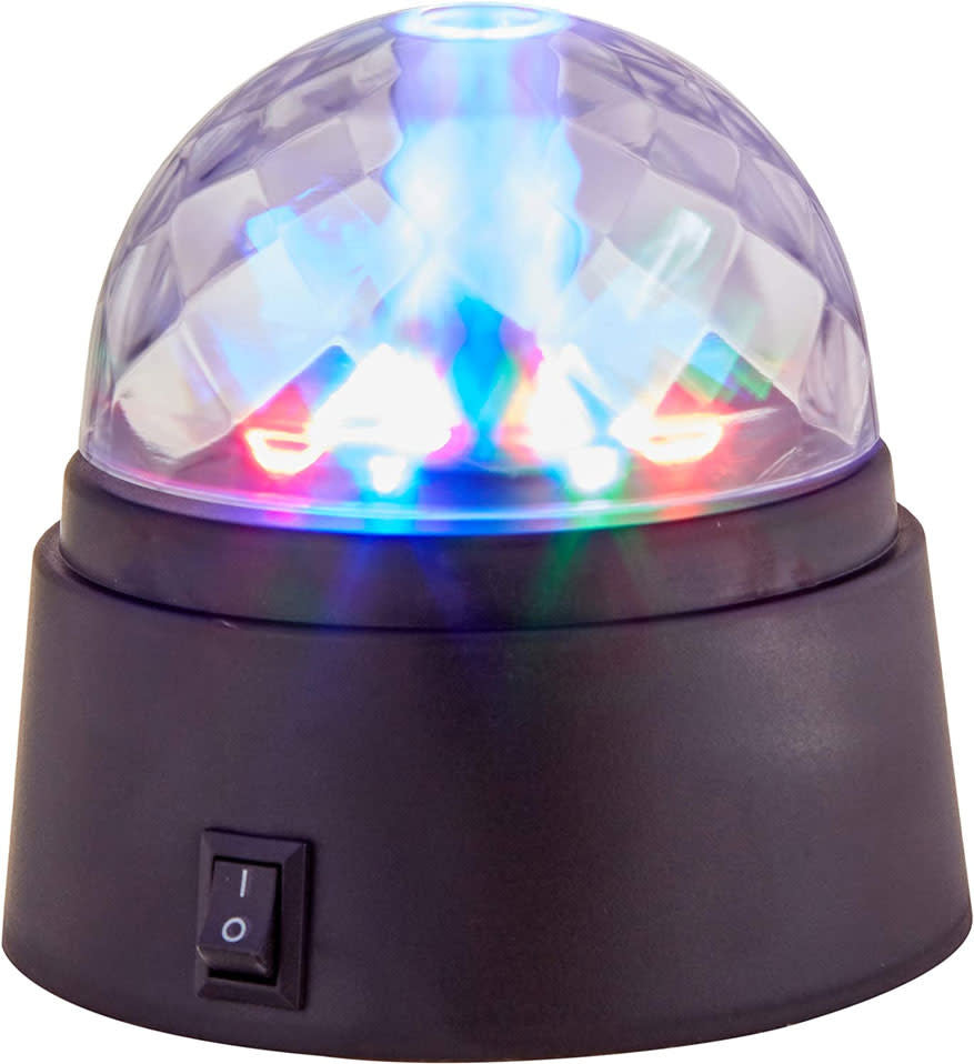 Disco Light Multi Colored/Revolving 4.1/4" Tall