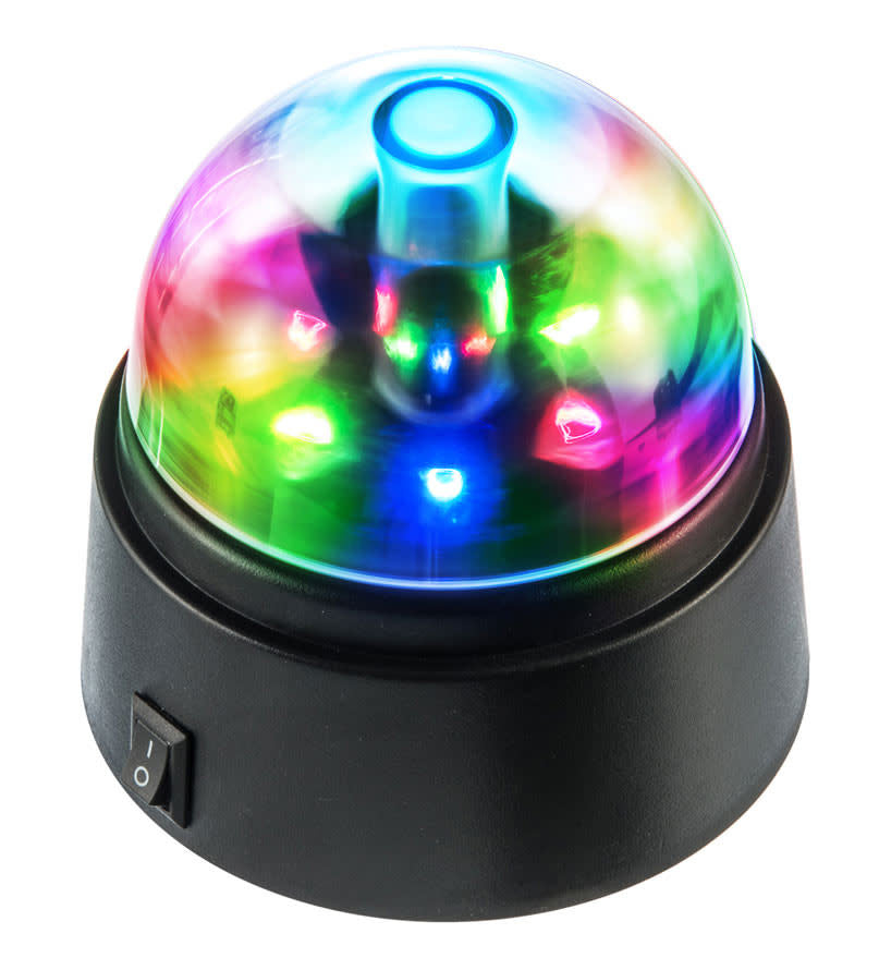 Disco Light Multi Colored/Revolving 4.1/4" Tall