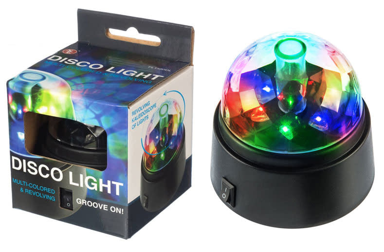 Disco Light Multi Colored/Revolving 4.1/4" Tall