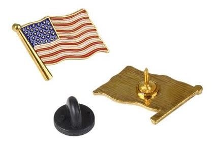 American Flag Pin .75X.50 inch - Each