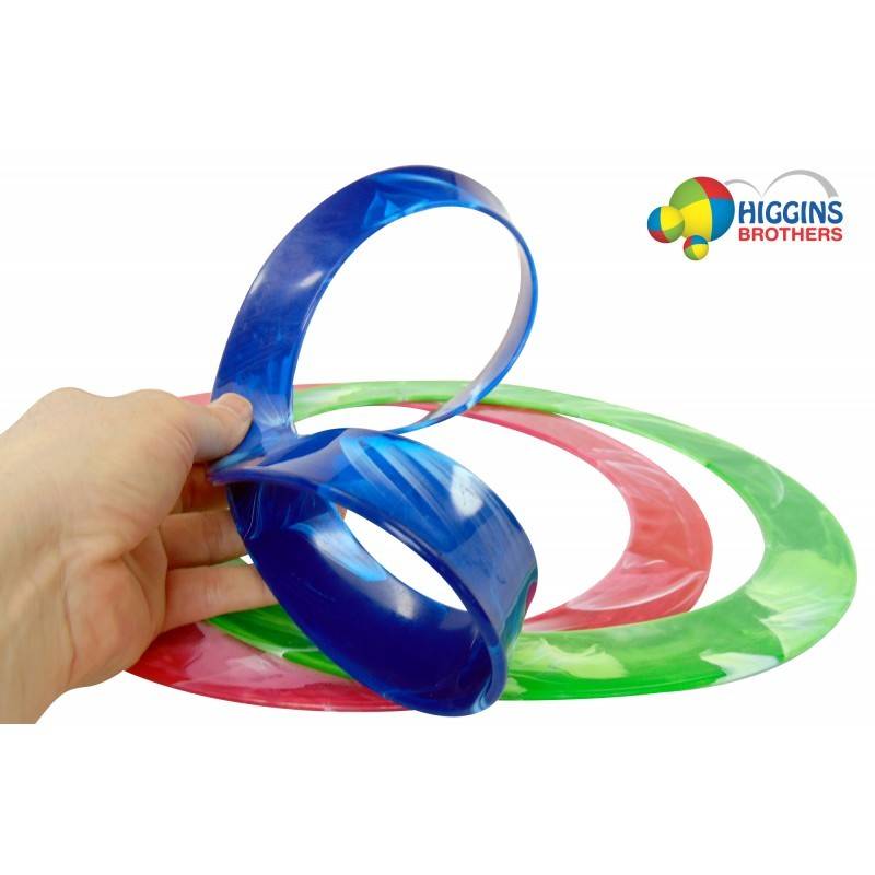 Juggling Flex Rings, 3 Set Red, Green, Blue by Higgins Brothers