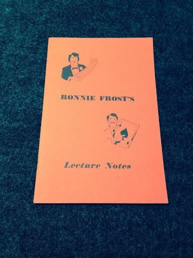 USED Ronnie Frost Lecture Notes by Ron Frost - Book VG (M7)