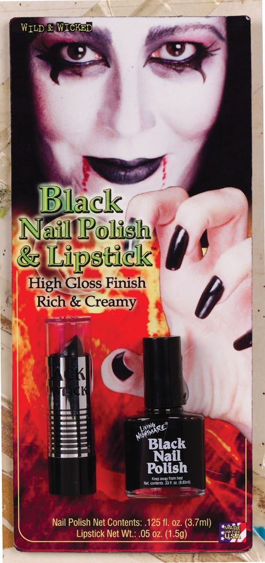 Lipstick / Nail Polish Black