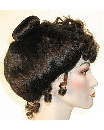 Gibson Girl Deluxe - Brown Wig