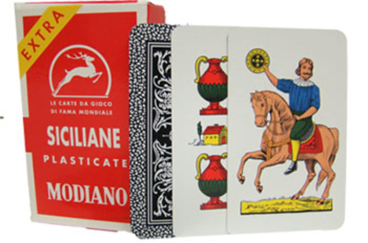 Deck of Siciliane N96 Italian Regal Playing Cards