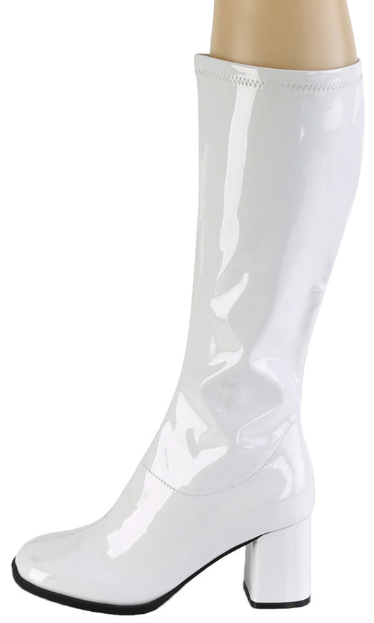 Gogo Boots White Size 8